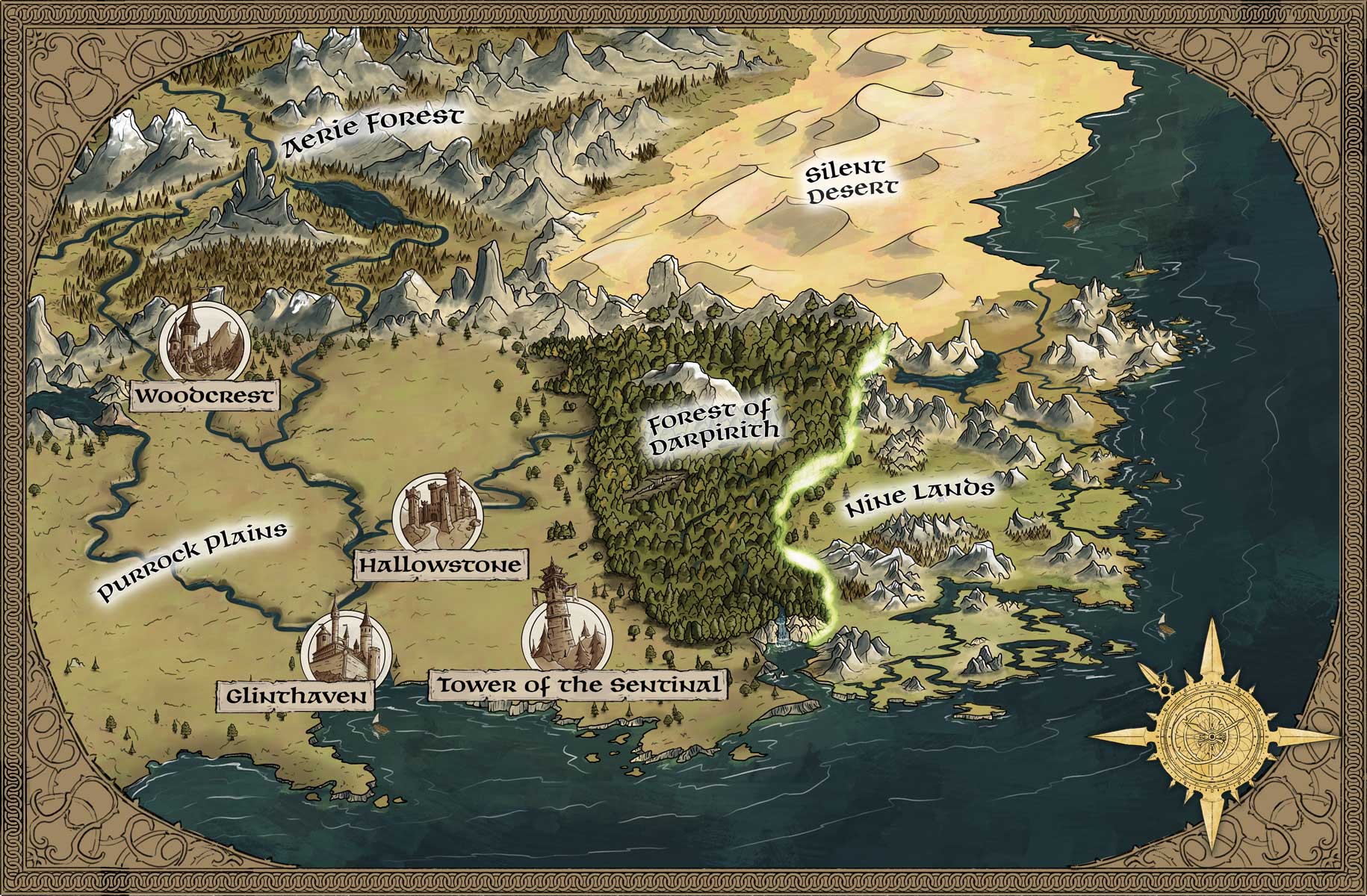 Elfsong Book Map